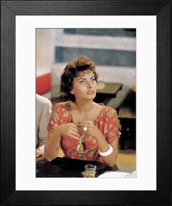 Framed Print : LEGEND OF THE LOST, Sophia Loren, 1957 Framed Print : LEGEND OF THE LOST, Sophia Loren, 1957