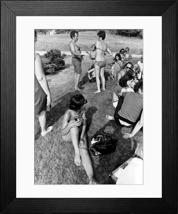 Framed Print : Writer-director Norman Mailer with family, friends and cast members during the filming of MAIDSTONE, 1969. Courtesy: CSU Archives / Everett Collection Framed Print : Writer-director Norman Mailer with family, friends and cast members during the filming of MAIDSTONE, 1969. Courtesy: CSU Archives / Everett Collection