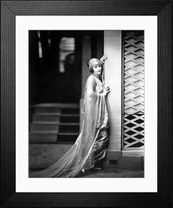 Framed Print : THE ETERNAL FLAME, Norma Talmadge, 1922