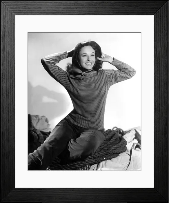 Framed Print : PAULETTE GODDARD publicity pose for REAP THE WILD WIND, 1942