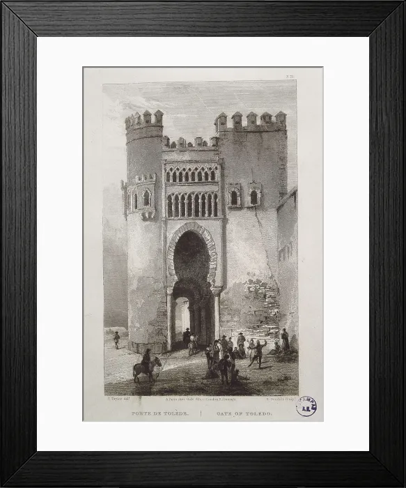 Framed Print : Puerta del Sol in Toledo. Litography. AISA / Everett Collection**US SALES ONLY** Framed Print : Puerta del Sol in Toledo. Litography. AISA / Everett Collection**US SALES ONLY**