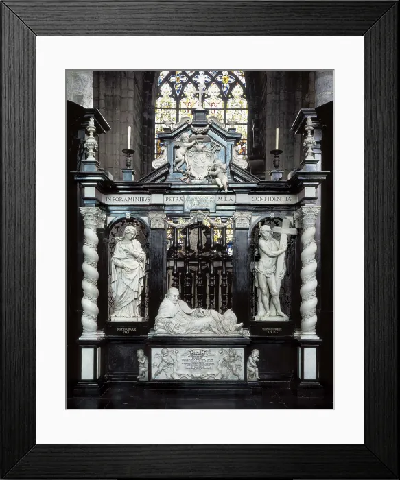 Framed Print : DUQUESNOY, Jrme, Duquesnoy 'the Younger' (1602-1654). Tomb of Antonius Triest. 1657. BELGIUM. Ghent. Saint Bavo Cathedral. Flemish art. Sculpture on marble Framed Print : DUQUESNOY, Jrme, Duquesnoy 'the Younger' (1602-1654). Tomb of Antonius Triest. 1657. BELGIUM. Ghent. Saint Bavo Cathedral. Flemish art. Sculpture on marble