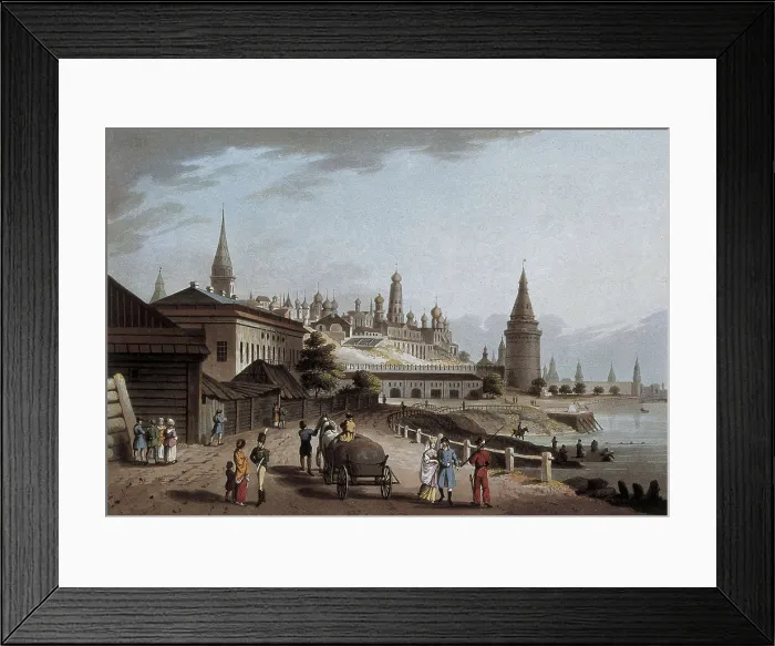 Framed Print : Moscow. The Kremlin in 1814. Litography. FRANCE. Paris. National Library. AISA / Everett Collection**US SALES ONLY** Framed Print : Moscow. The Kremlin in 1814. Litography. FRANCE. Paris. National Library. AISA / Everett Collection**US SALES ONLY**