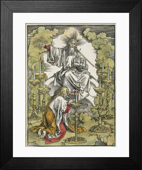 Framed Print : DURER, Albrecht (1471-1528). Apocalypse of St. John. 1496-1498