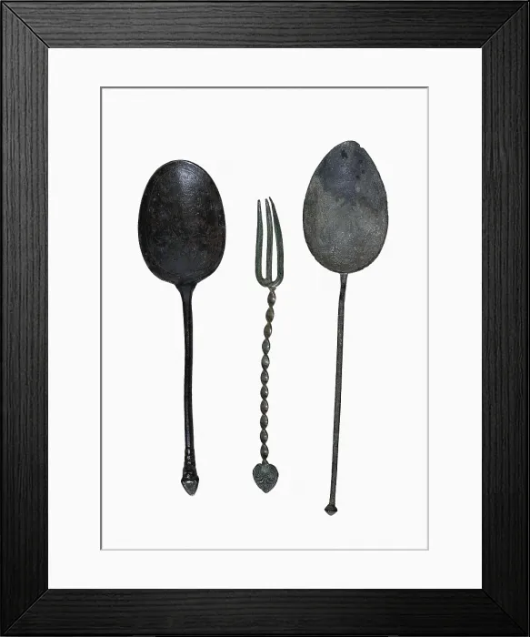 Framed Print : Roman cutlery. SPAIN. Barcelona. Archaeology Museum of Catalonia. AISA / Everett Collection**US SALES ONLY** Framed Print : Roman cutlery. SPAIN. Barcelona. Archaeology Museum of Catalonia. AISA / Everett Collection**US SALES ONLY**