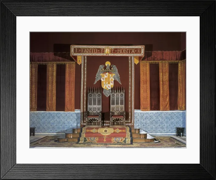Framed Print : Isabella I the Catholic (1451-1504); FERDINAND II 'the Catholic' (1452-1516); Catholic Monarchs (15-16th century)