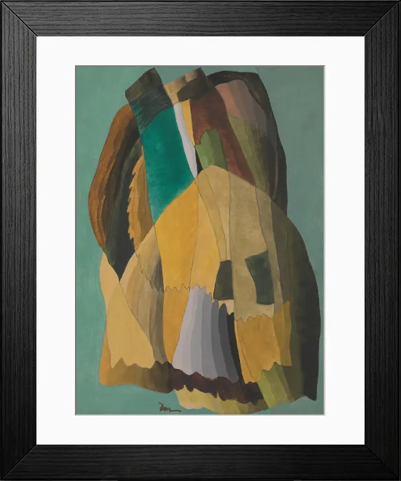 Framed Print : SHORE ROAD, by Arthur Dove, 1942, American painting, wax emulsion on canvas. The artwork title refers to a street in Centerport, Long Island, where Dove lived from years 1938-46
