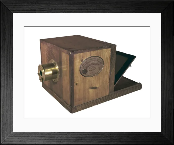 Framed Print : Daguerreotype (1839). FRANCE. Paris. Conservatoire National des Arts et Mtiers (National Conservatory of Arts and Trades). AISA / Everett Collection**US SALES ONLY**