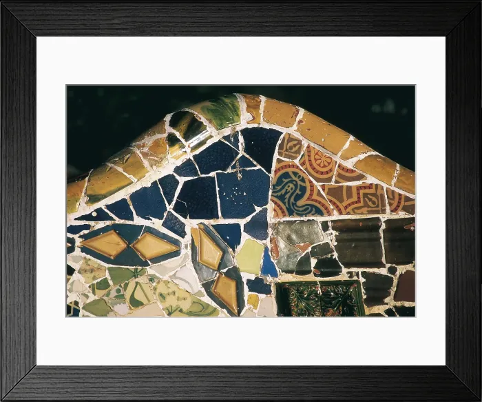 Framed Print : GAUDI i CORNET, Antoni (1852-1926). Park Gell. 1900-1914. SPAIN. Barcelona. Park Gell