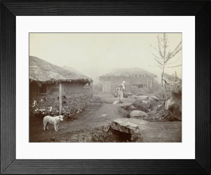 Framed Print : Dutch missionary, Jan Adriani, took this photo in Pyongyang, Korean in 1907 (BSLOC_2017_18_76) Framed Print : Dutch missionary, Jan Adriani, took this photo in Pyongyang, Korean in 1907 (BSLOC_2017_18_76)