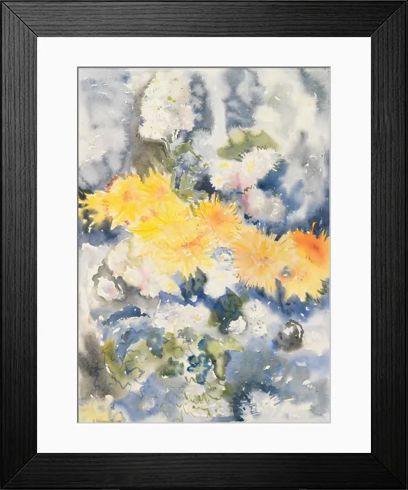 Framed Print : YELLOW AND BLUE, by Charles Demuth, 1915, American painting, watercolor on paper Framed Print : YELLOW AND BLUE, by Charles Demuth, 1915, American painting, watercolor on paper