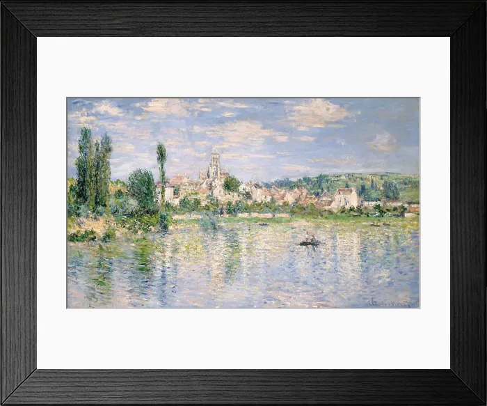 Framed Print : Vetheuil in Summer, by Claude Monet, 1880, French impressionist painting, oil on canvas