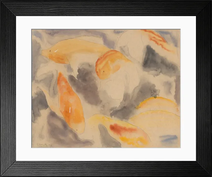 Framed Print : FISH SERIES, No. 4, by Charles Demuth, 1916, American painting, watercolor and graphite on paper Framed Print : FISH SERIES, No. 4, by Charles Demuth, 1916, American painting, watercolor and graphite on paper