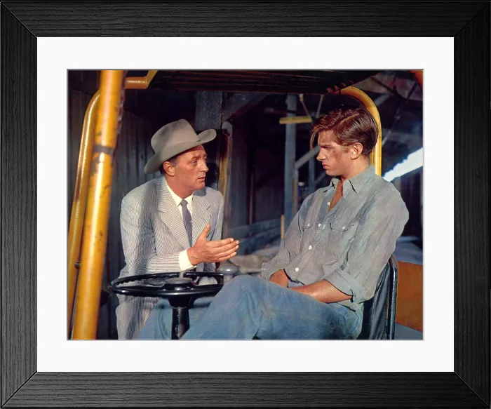 Framed Print : HOME FROM THE HILL, Robert Mitchum, George Hamilton, 1960