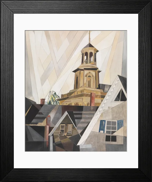Framed Print : AFTER SIR CHRISTOPHER WREN, by Charles Demuth, 1920, American painting, watercolor, gouache
