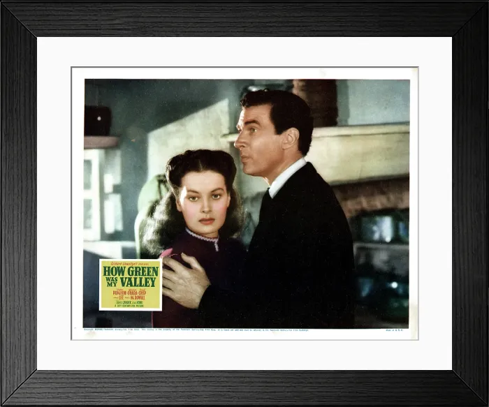 Framed Print : HOW GREEN WAS MY VALLEY, from left, Maureen O'Hara, Walter Pidgeon, 1941, TM and Copyright 20th Century Fox Film Corp. All rights reserved / courtesy Everett Collection