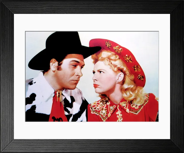 Framed Print : ANNIE GET YOUR GUN, Betty Hutton, Howard Keel, 1950