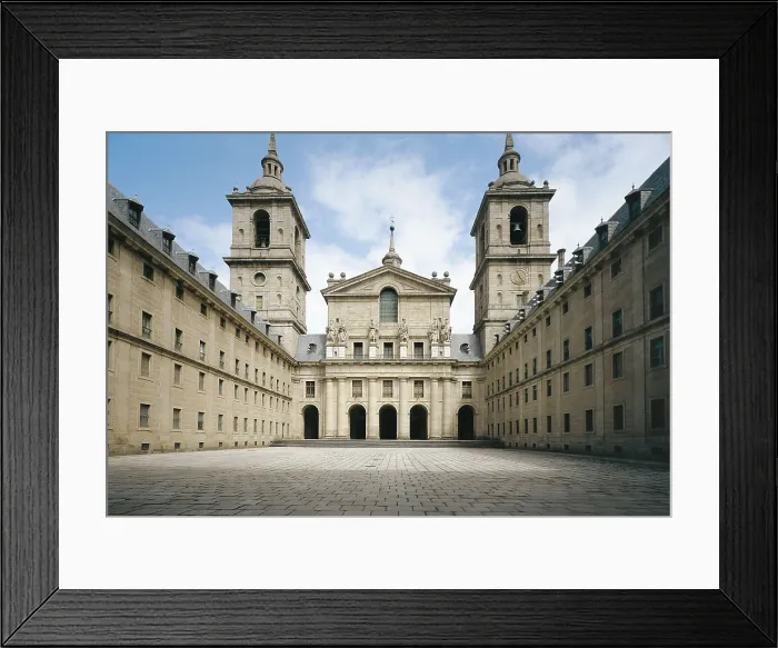 Framed Print : HERRERA, Juan Bautista de (1530-1597); TOLEDO, Juan Bautista de (1507-1567). Royal Monastery of San Lorenzo de El Escorial. 1563-1584. SPAIN. MADRID (AUTONOMOUS COMMUNITY) Framed Print : HERRERA, Juan Bautista de (1530-1597); TOLEDO, Juan Bautista de (1507-1567). Royal Monastery of San Lorenzo de El Escorial. 1563-1584. SPAIN. MADRID (AUTONOMOUS COMMUNITY)
