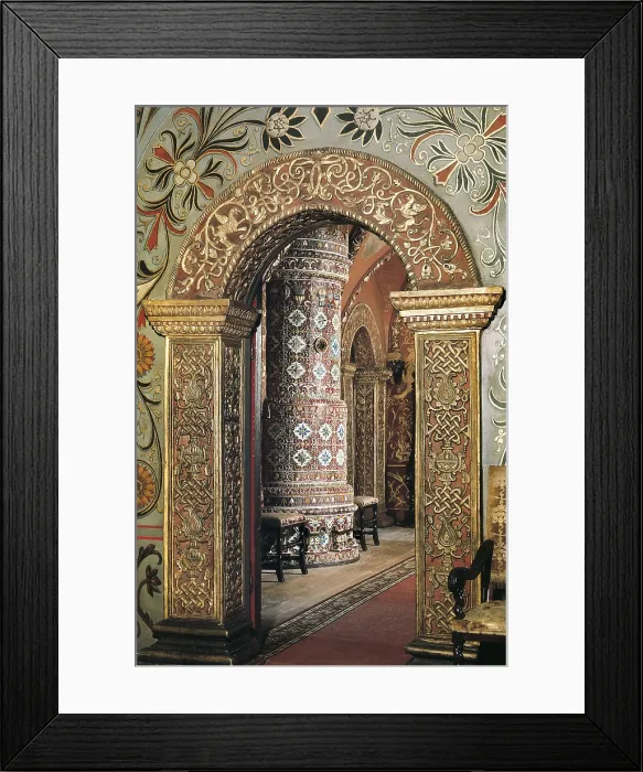 Framed Print : RUSSIA. Moscow. Kremlin. Terem Palace (16th-17th c.). Portal and glazed tiles. Baroque art. Architecture. AISA / Everett Collection**US SALES ONLY** Framed Print : RUSSIA. Moscow. Kremlin. Terem Palace (16th-17th c.). Portal and glazed tiles. Baroque art. Architecture. AISA / Everett Collection**US SALES ONLY**