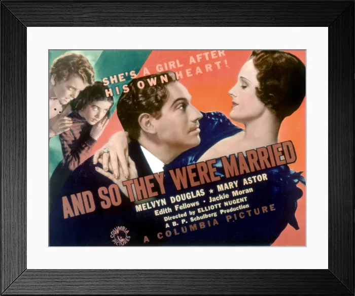 Framed Print : AND SO THEY WERE MARRIED, Jackie Moran, Edith Fellows, Melvyn Douglas, Mary Astor, 1936 Framed Print : AND SO THEY WERE MARRIED, Jackie Moran, Edith Fellows, Melvyn Douglas, Mary Astor, 1936