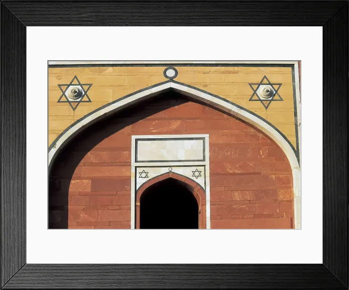 Framed Print : INDIA. DELHI. Delhi. Humayun's Tomb (1564-1572) by the Persian architect Mirak Mirza Ghiyas. AISA / Everett Collection**US SALES ONLY**