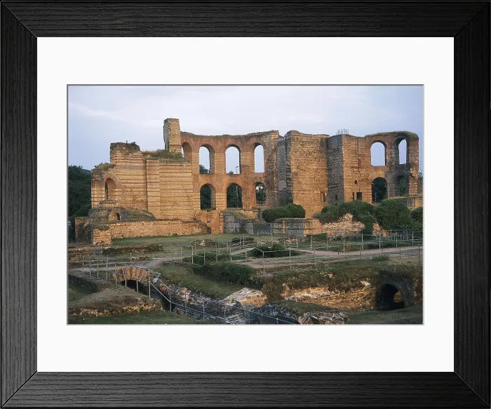 Framed Print : GERMANY. RHINELAND-PALATINATE. Trier. Imperial baths (c. 300). AISA / Everett Collection**US SALES ONLY** Framed Print : GERMANY. RHINELAND-PALATINATE. Trier. Imperial baths (c. 300). AISA / Everett Collection**US SALES ONLY**