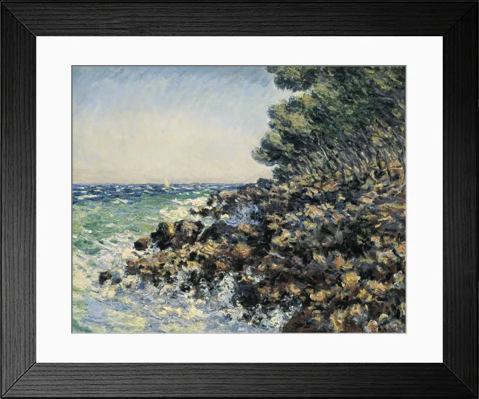 Framed Print : MONET, Claude (1840-1926). The Cape Martin. 1884. Impressionism. Oil on canvas. BELGIUM. Tournai. Fine Arts Museum. AISA / Everett Collection**US SALES ONLY**