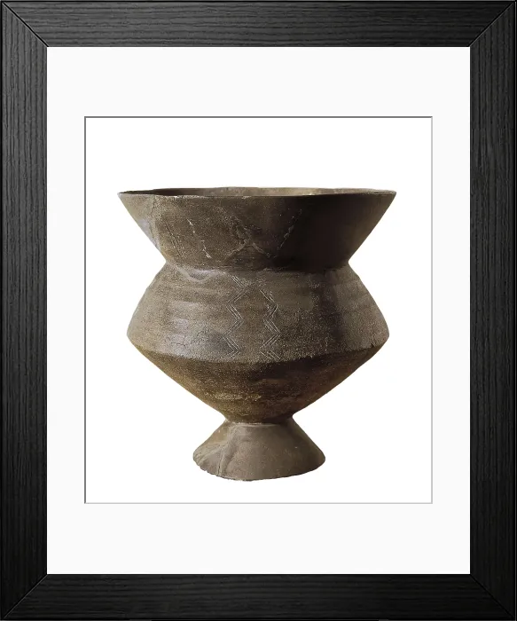 Framed Print : Funerary urn of the Urn-field culture (1000-700 BC), form the the late Beonze Age to the Iron Age. Iron Age. ; Bronze Age. Ceramics. SPAIN. Barcelona Framed Print : Funerary urn of the Urn-field culture (1000-700 BC), form the the late Beonze Age to the Iron Age. Iron Age. ; Bronze Age. Ceramics. SPAIN. Barcelona