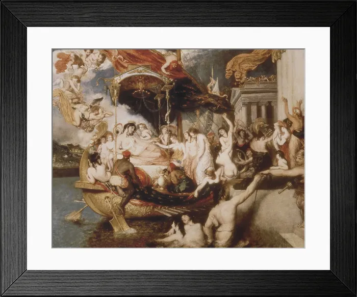 Framed Print : ETTY, William (1787-1849). Triomph of Cleopatra. 1st half 19th c. Oil on canvas. AISA / Everett Collection**US SALES ONLY**