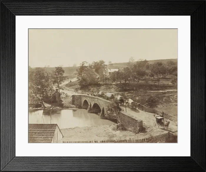 Framed Print : US Civil War. Battle of Antietam, also called Battle of Sharpsburg, Sept. 17, 1862