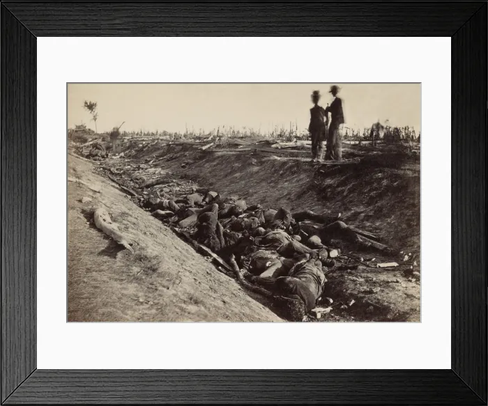 Framed Print : US Civil War. Battle of Antietam, also called Battle of Sharpsburg, Sept. 17, 1862