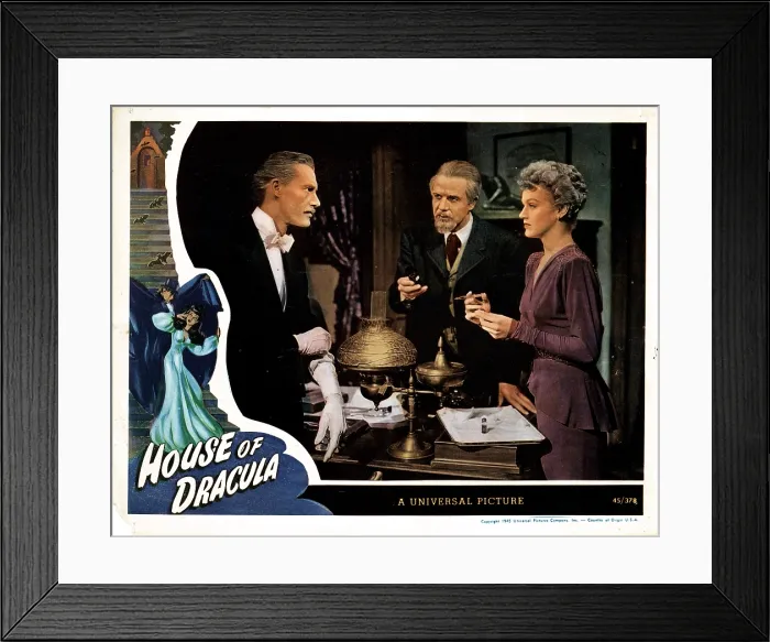 Framed Print : HOUSE OF DRACULA, 1945