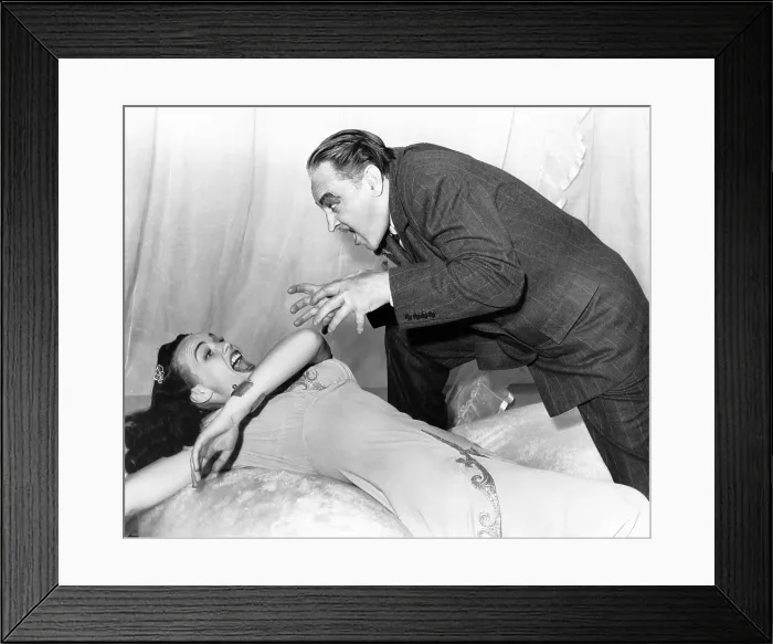 Framed Print : WORLD PREMIERE, from left, Frances Farmer, John Barrymore, 1941