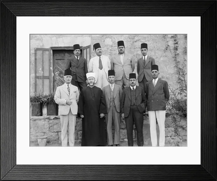 Framed Print : Arab Higher Committee was established in April 1936 during the Arab Revolt Framed Print : Arab Higher Committee was established in April 1936 during the Arab Revolt