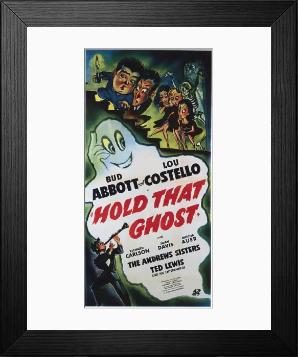 Framed Print : HOLD THAT GHOST, from top left: Lou Costello, Bud Abbott, 1941