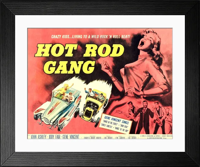Framed Print : HOT ROD GANG, 1958 Framed Print : HOT ROD GANG, 1958