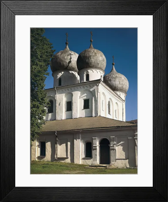 Framed Print : Cathedral of Our Lady of Nativity. 1117. RUSSIA. NOVGOROD. Novgorod. Monastery of Saint Anthony. Slavic art. AISA / Everett Collection**US SALES ONLY**