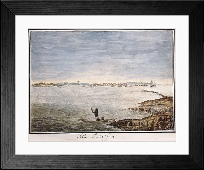 Framed Print : Brazil (19th c.). Recife. Litography. AISA / Everett Collection**US SALES ONLY**