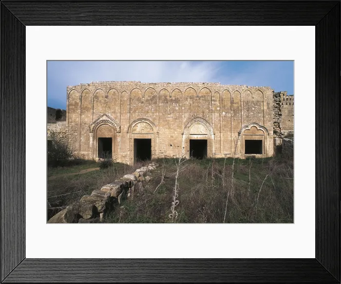 Framed Print : ITALY. BASILICATA. Matera. I Sassi di Matera. Church of Santa Mara del Valle (8th c.), carved in the rock. AISA / Everett Collection**US SALES ONLY** Framed Print : ITALY. BASILICATA. Matera. I Sassi di Matera. Church of Santa Mara del Valle (8th c.), carved in the rock. AISA / Everett Collection**US SALES ONLY**