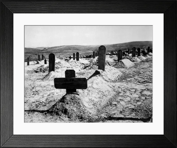 Framed Print : American soldiers graves in Cuba, c. 1898