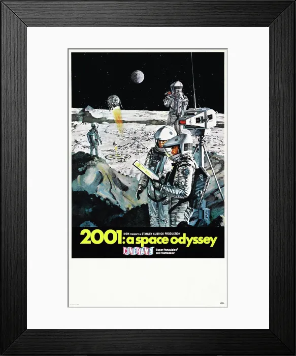 Framed Print : 2001: A SPACE ODYSSEY, US poster, 1968 Framed Print : 2001: A SPACE ODYSSEY, US poster, 1968