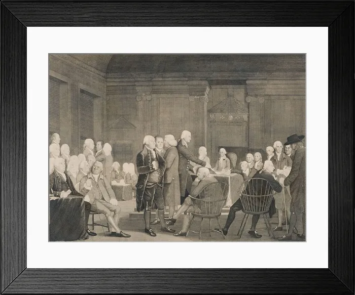 Framed Print : American Revolution, Second Continential Congress, Philadelphia, 1775-1776 Framed Print : American Revolution, Second Continential Congress, Philadelphia, 1775-1776