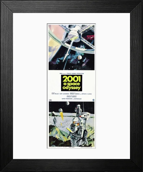 Framed Print : 2001: A SPACE ODYSSEY, US poster, 1968