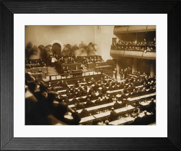 Framed Print : Official opening of the League of Nations, Geneva, Switzerland, Nov. 15, 1920 (BSLOC_2017_1_31)