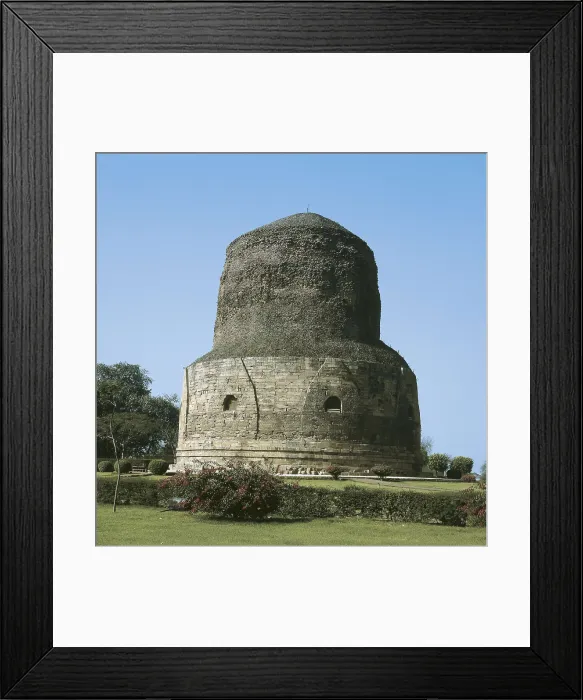 Framed Print : INDIA. UTTAR PRADESH. Sarnath. Stupa Dhamekh (V-VI). AISA / Everett Collection**US SALES ONLY**