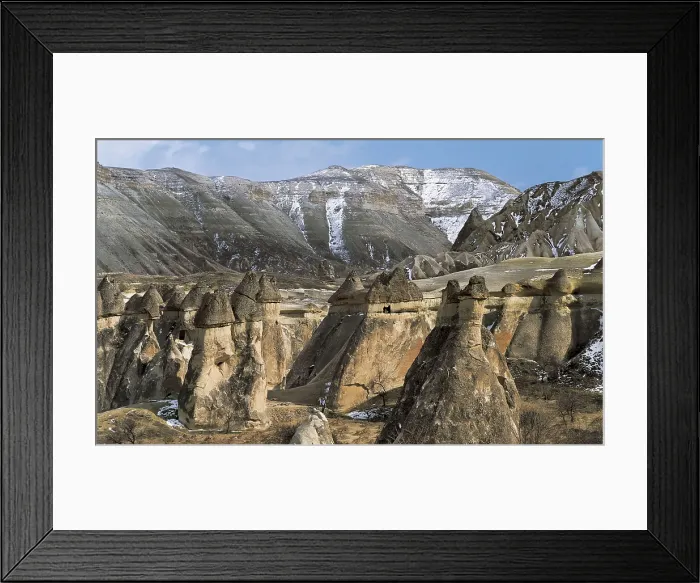Framed Print : TURKEY. CENTRAL ANATOLIA. NEVSEHIR. Greme National Park. Rock formations known as 'Fairy Chimneys'. AISA / Everett Collection**US SALES ONLY** Framed Print : TURKEY. CENTRAL ANATOLIA. NEVSEHIR. Greme National Park. Rock formations known as 'Fairy Chimneys'. AISA / Everett Collection**US SALES ONLY**