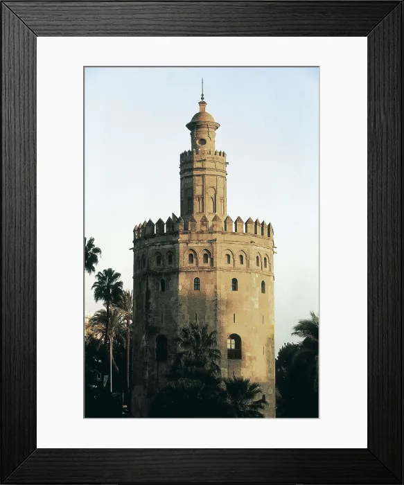 Framed Print : SPAIN. ANDALUSIA. SEVILLA. Sevilla. Hispano-Moresque art. Almohad art. Architecture. AISA / Everett Collection**US SALES ONLY**