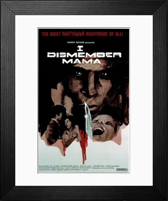 Framed Print : I DISMEMBER MAMA, 1974