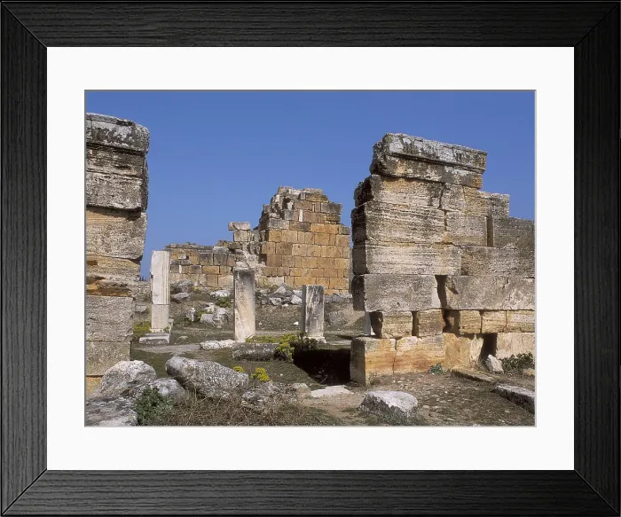 Framed Print : TURKEY. WEST ANATOLIA. DENIZLI. Hierapolis. Temple of Apollo. AISA / Everett Collection**US SALES ONLY**