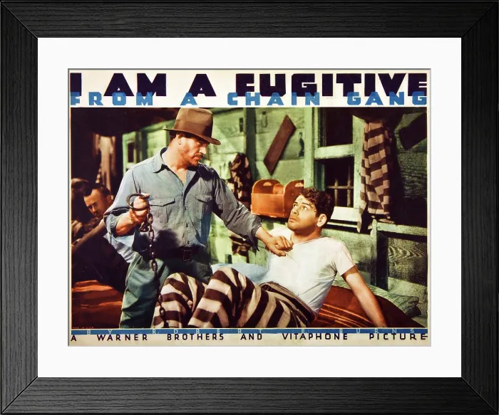 Framed Print : I AM A FUGITIVE FROM A CHAIN GANG, Edward McNamara, Paul Muni, 1932 Framed Print : I AM A FUGITIVE FROM A CHAIN GANG, Edward McNamara, Paul Muni, 1932